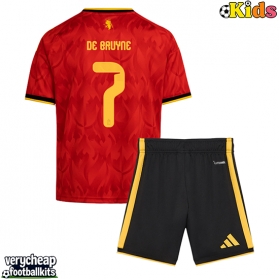 Belgium Kevin De Bruyne #7 Replica Home Minikit World Cup 2026 Short Sleeve (+ pants)
